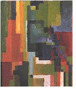 Colourfull shapes II August Macke